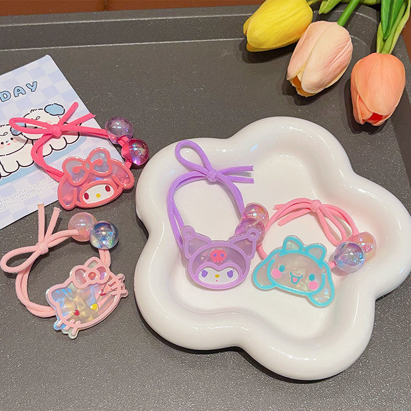 Children's Kulomi hair ties, baby braids, hair bands, girls' hair ties, high-elasticity and durable girls' hair ties Application Scenario
