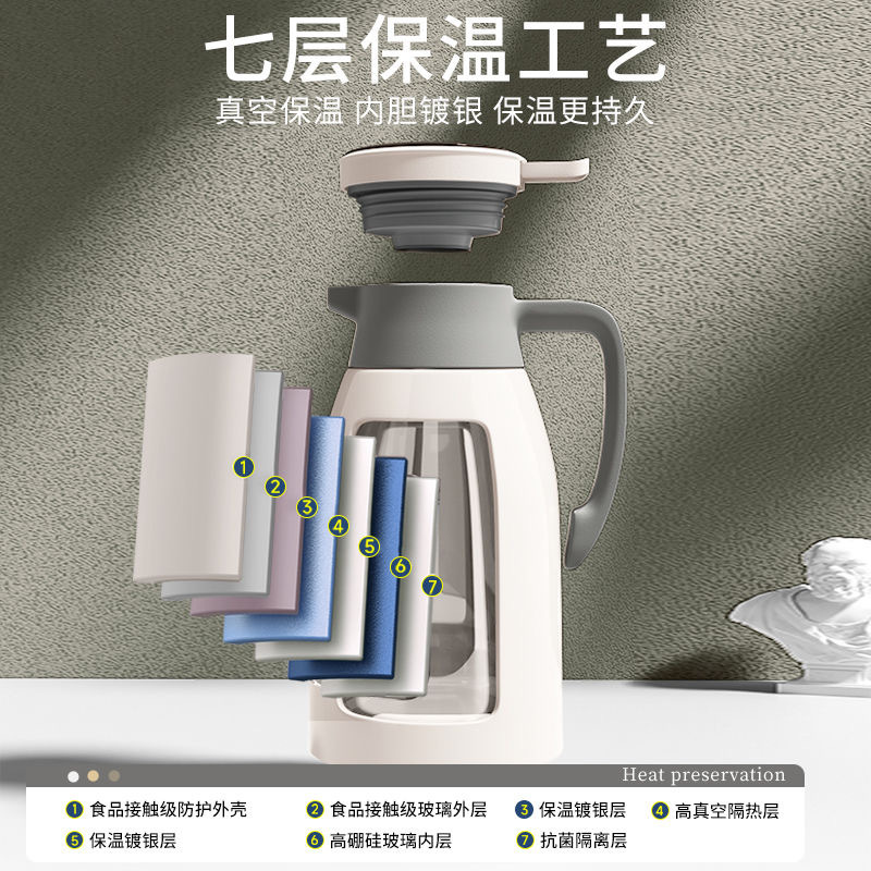 Thermos flask, household thermos flask, 2-liter portable large-capacity thermos flask, custom-made thermos flask, starting from one piece details Picture