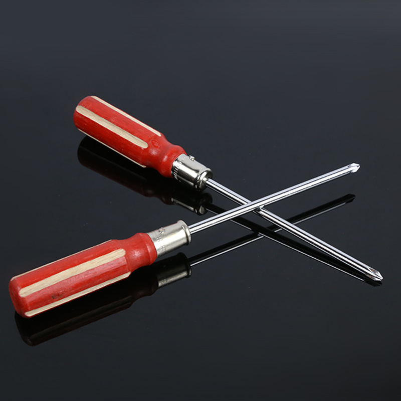 Factory direct sales of chrome vanadium steel wooden handle screwdrivers, manual flat-head cross screwdrivers, multi-functional cross screwdrivers Application Scenario