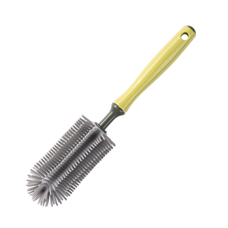 Silicone cup brush, long-handled cup brush, water cup cleaning wonder, cleaning cups, cleaning shaker cups, baby bottles, tea cup brush Item Picture
