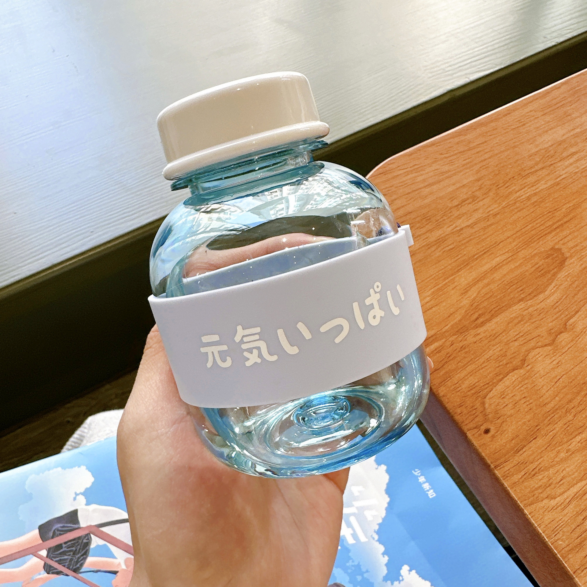 Small pocket water cup, small-capacity portable mini plastic cup, Japanese student-style fun direct drinking ins cup gift Application Scenario