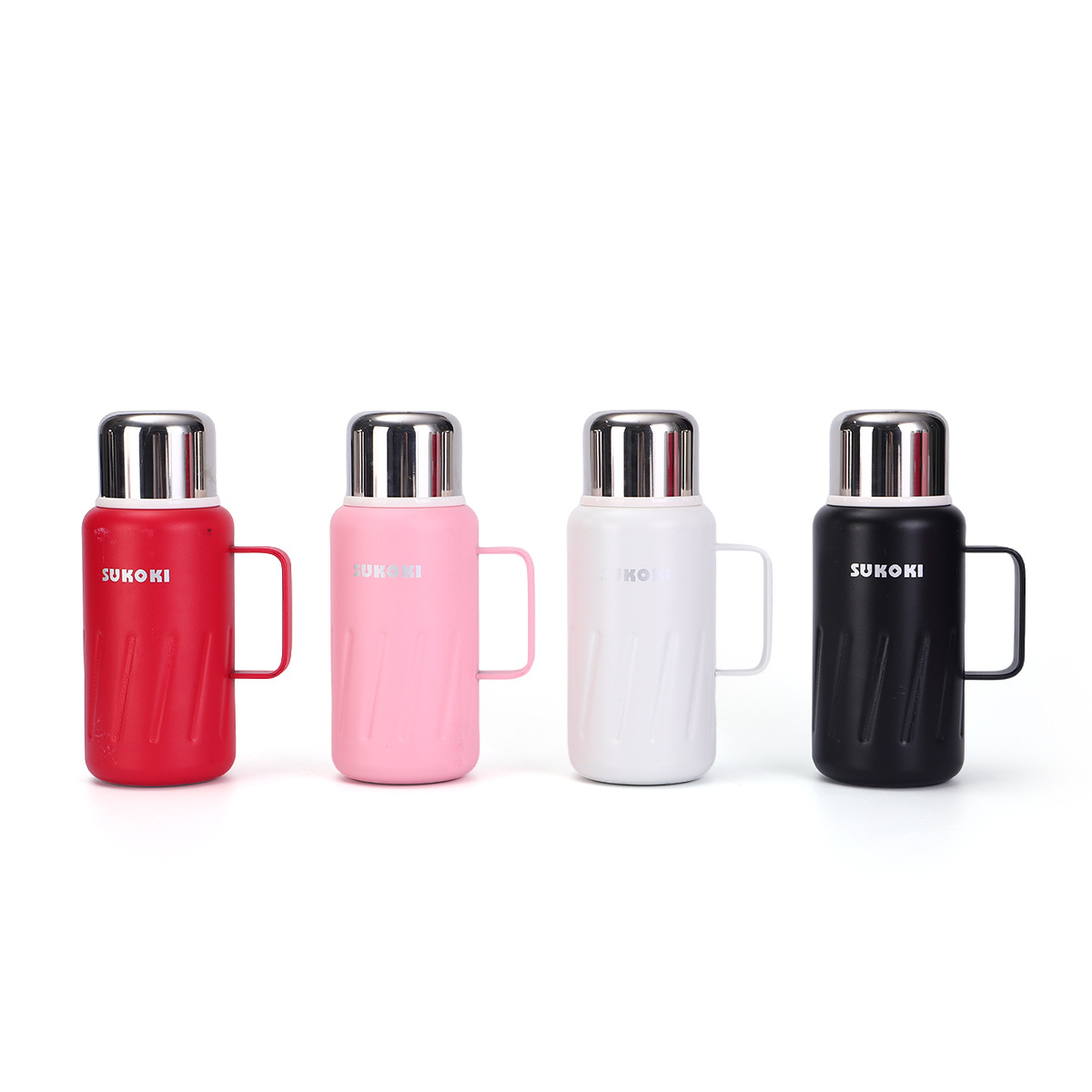 New 316 stainless steel handle teapot, large-capacity outdoor portable insulated cup, high appearance level, multi-color direct drinking cup Item Picture