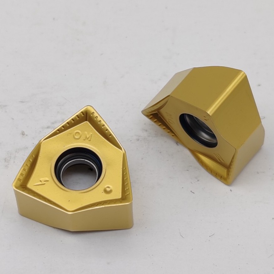 CNC peach-shaped milling cutter blade roughening insert WNMX09T316 130520ZNN-MM double-sided hexagonal fast feed Specification drawing
