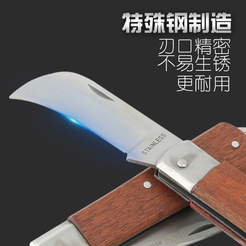 Persian multi-functional wire stripper, cable scissors, manual tools, wire shears, wire pressing and pulling knives, electrician's knives details Picture