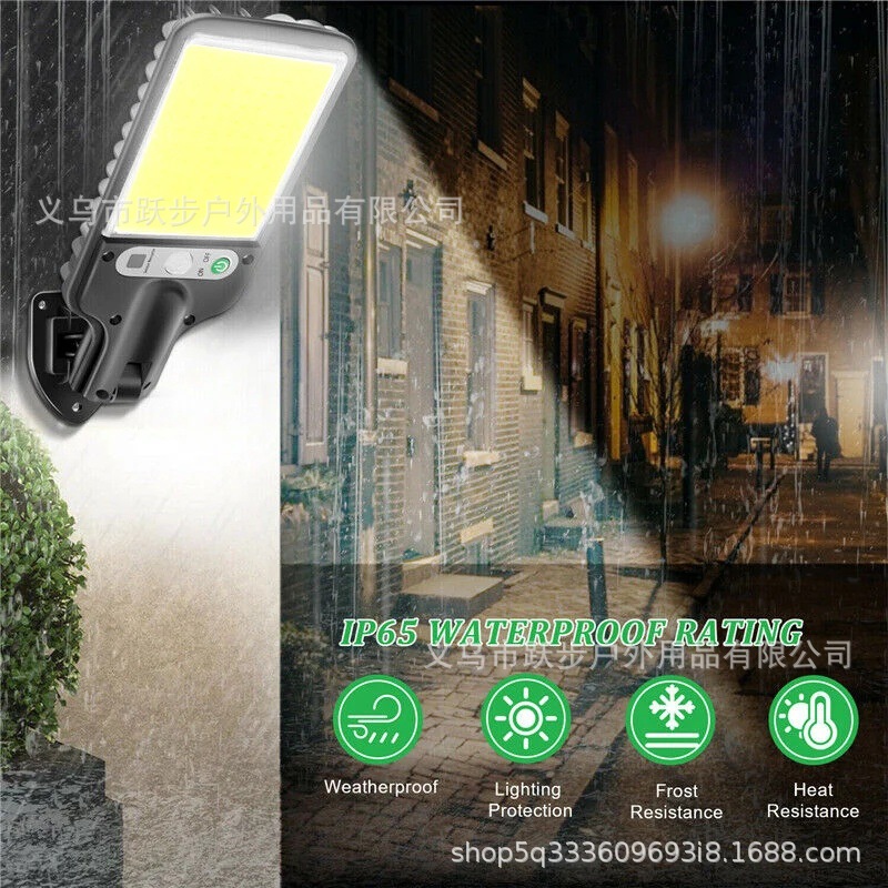 Cross-border new outdoor solar waterproof street lamps, human-sensing wall lamps, garden villa emergency lights, corridor lights details Picture