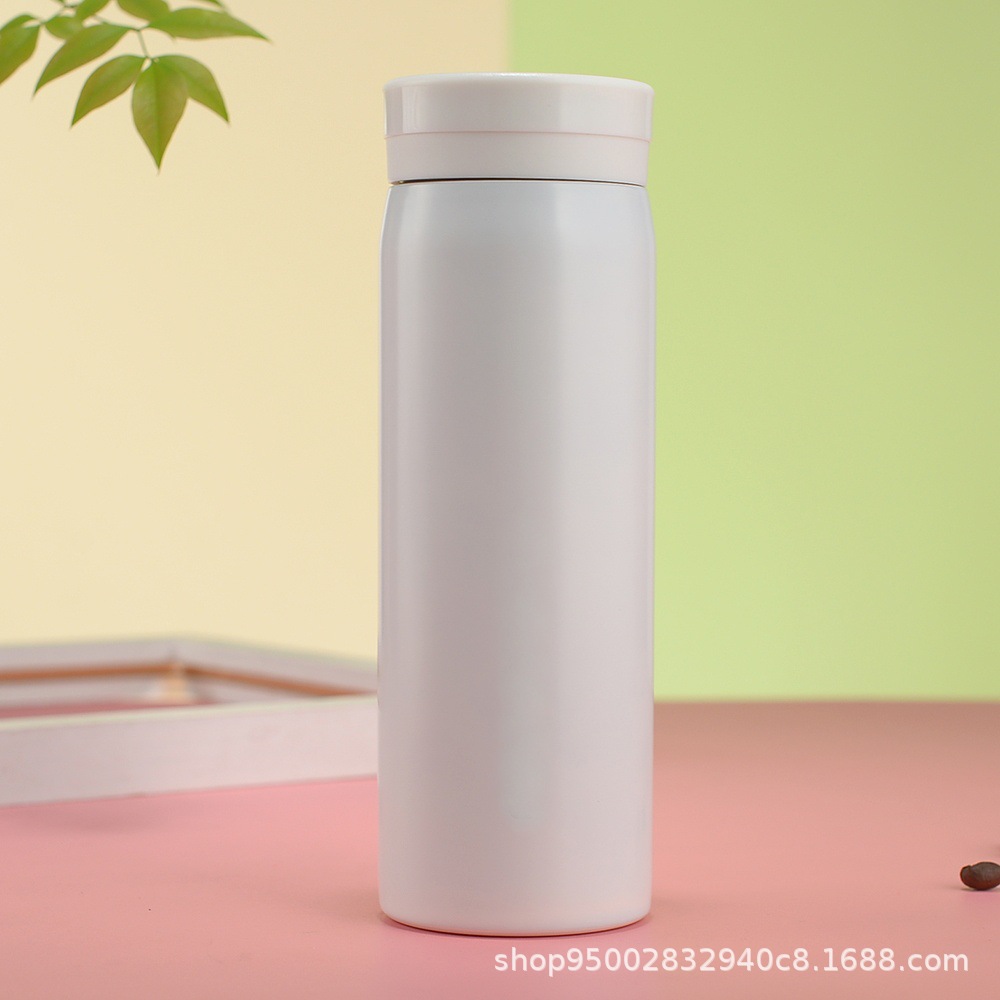 Stainless steel portable cup, mini, simple and portable water cup, high appearance level, straight insulated cup, wholesale and customized for girls full figure