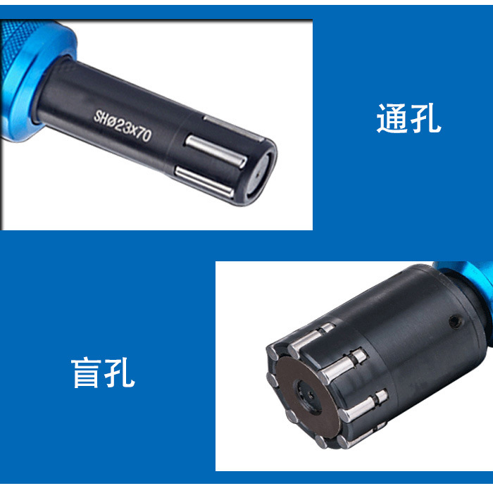 Needle roller through hole blind hole rolling knife accessories, ball high-hardness rolling, polishing and brightening, metal inner hole mirror-like effect Specification drawing