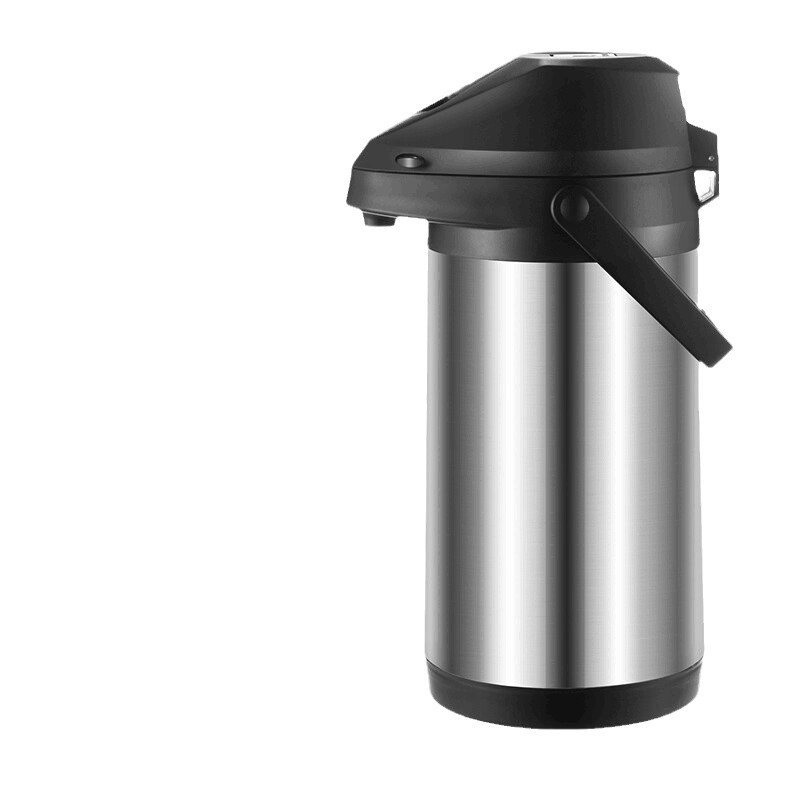 New 304 stainless steel inner liner pneumatic insulated kettle, large-capacity household boiling water kettle, press-type warm water kettle Item Picture