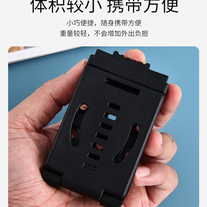 Outdoor automatic back clamp, waist clamp, tool accessories, tactical knife holder, clamp, K sheath accessories, fixed buckle, clamp, cross-border details Picture