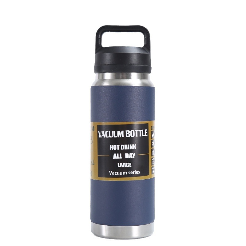 New stainless steel insulated cups, car cups, outdoor portable hand-held LIDS, mountain climbing kettles, outdoor sports kettles, cycling kettles Item Picture