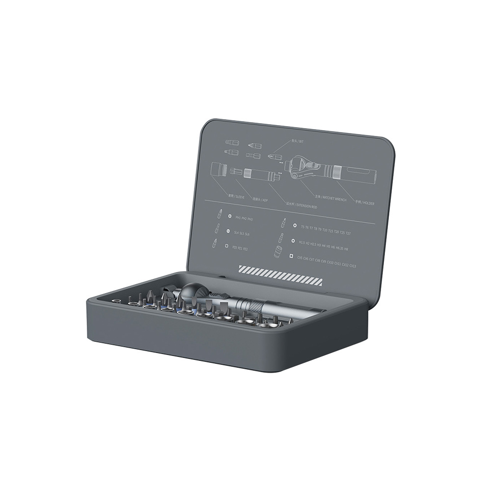 New bestseller Duke RS-2 Ratchet Screwdriver Set 40-in-1 manual universal multi-functional ratchet screwdriver Item Picture