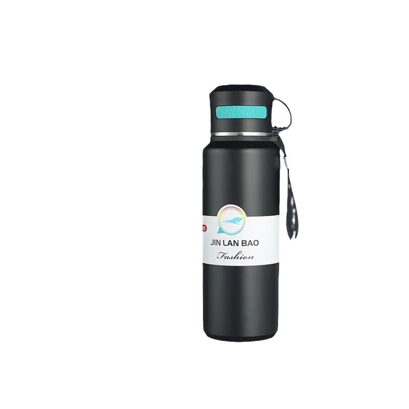 New handle strap 316 stainless steel insulated cup, large-capacity teapot for male and female students, portable outdoor car water cup Item Picture