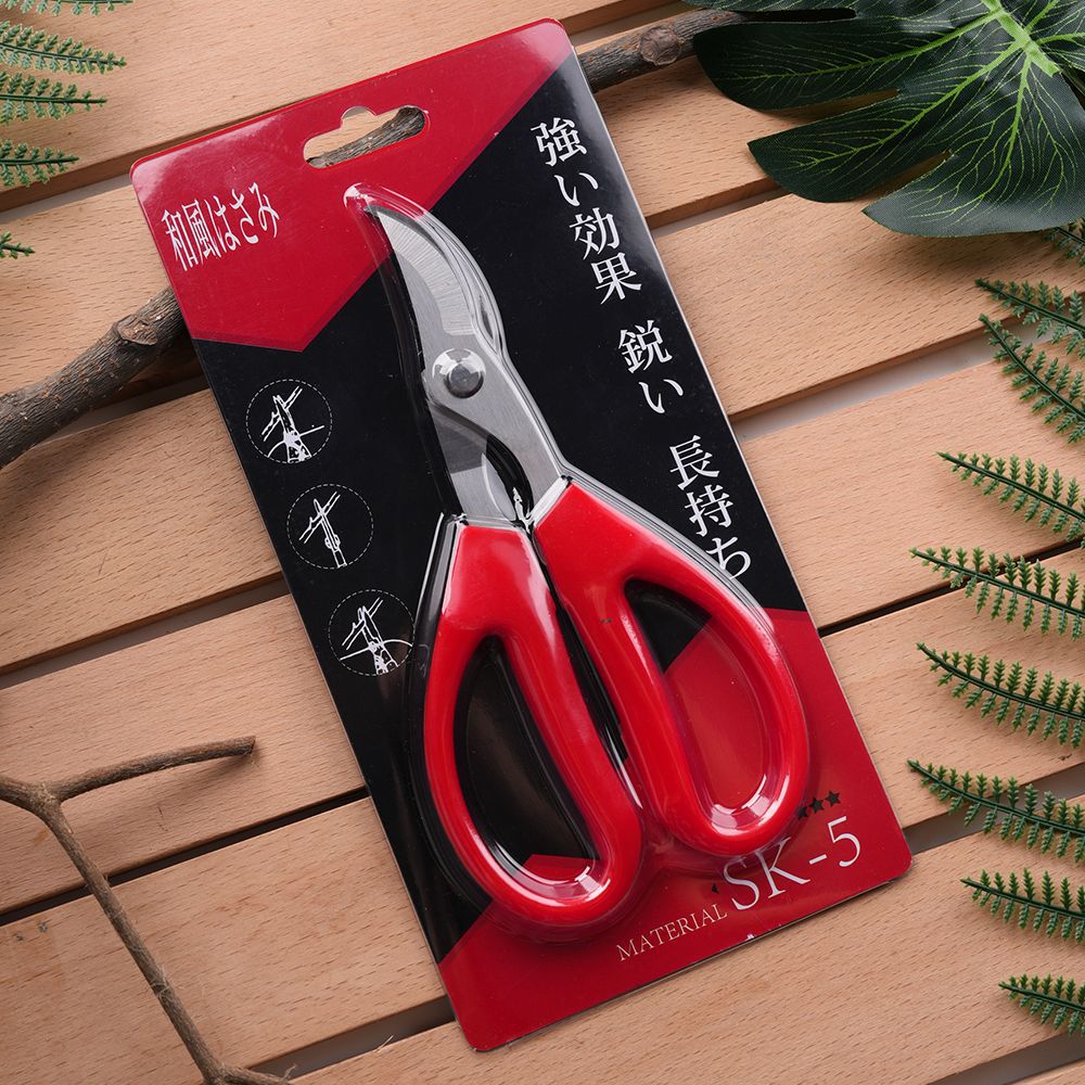 Stainless steel grape and strawberry fruit pickers, anti-slip garden vegetable and fruit potted plant leaf scissors, garden fruit tree grafting scissors Specification drawing