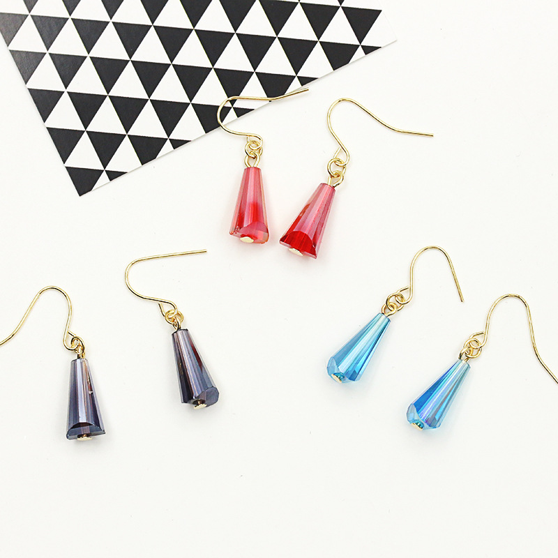 Wholesale of simple Japanese and Korean earrings, sweet candies, five-pointed star stud earrings, personalized long asymmetrical earrings Application Scenario