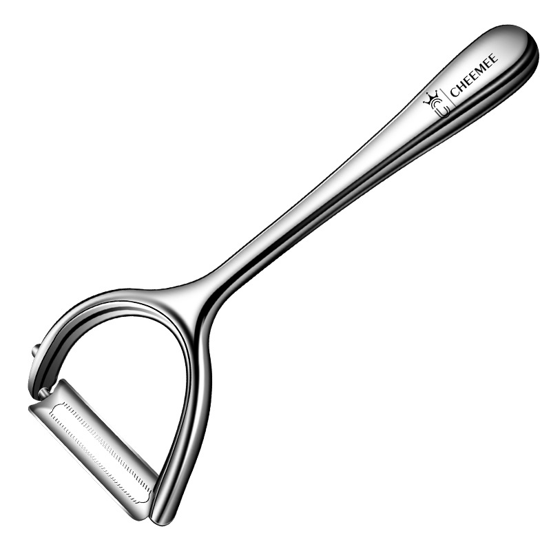 CHEEMEE peeler, stainless steel kitchen fruit peeler, melon and potato peeler, apple peeler, eight-pole peeler Item Picture