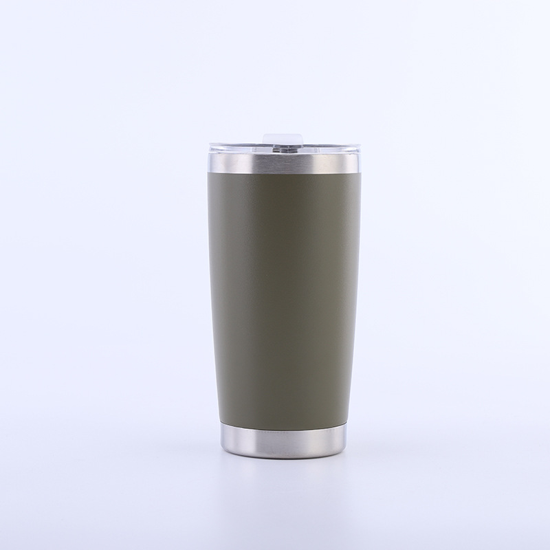 Amazon 20oz powder-coated ice cup, 304 stainless steel double-layer insulated outdoor cup, car cup Application Scenario