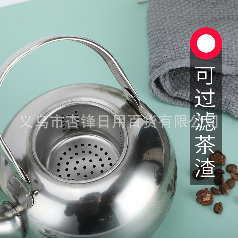 Wholesale stainless steel exquisite teapots, tea kettles, hotel and restaurant tableware, restaurant and cafeteria tea kettles and boiling kettles Application Scenario