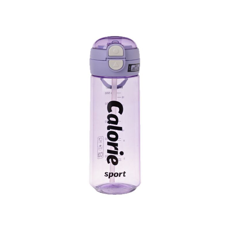 Double drinking cups, portable outdoor summer plastic water cups, ins high appearance level sports water bottles, pop-up LIDS, men's and women's straw cups Item Picture