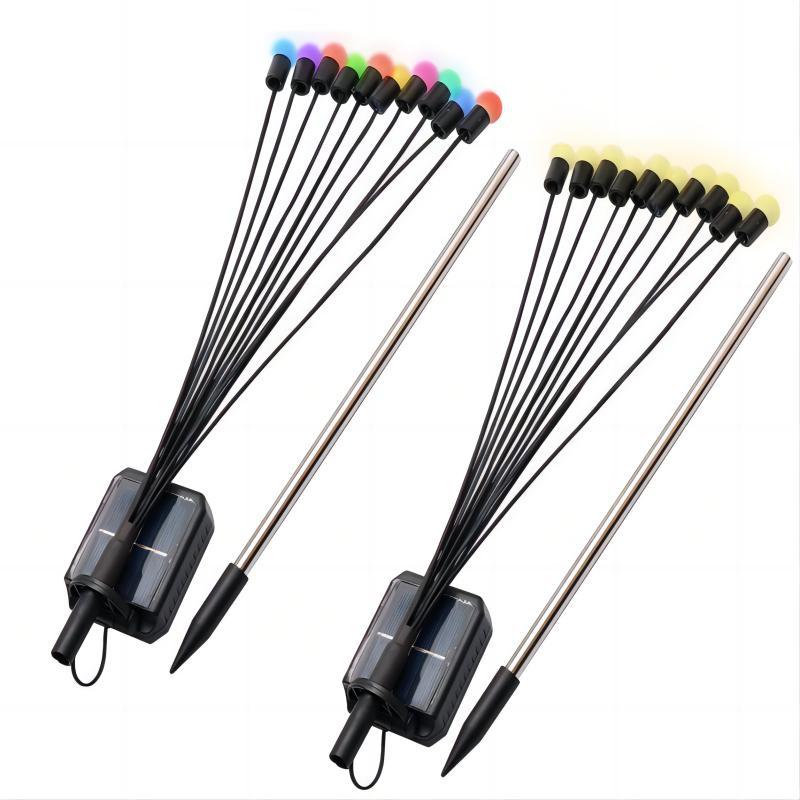 Solar firefly lights, outdoor solar lawn lights, starburst swing lights, decorative lights, solar lawn lights Item Picture