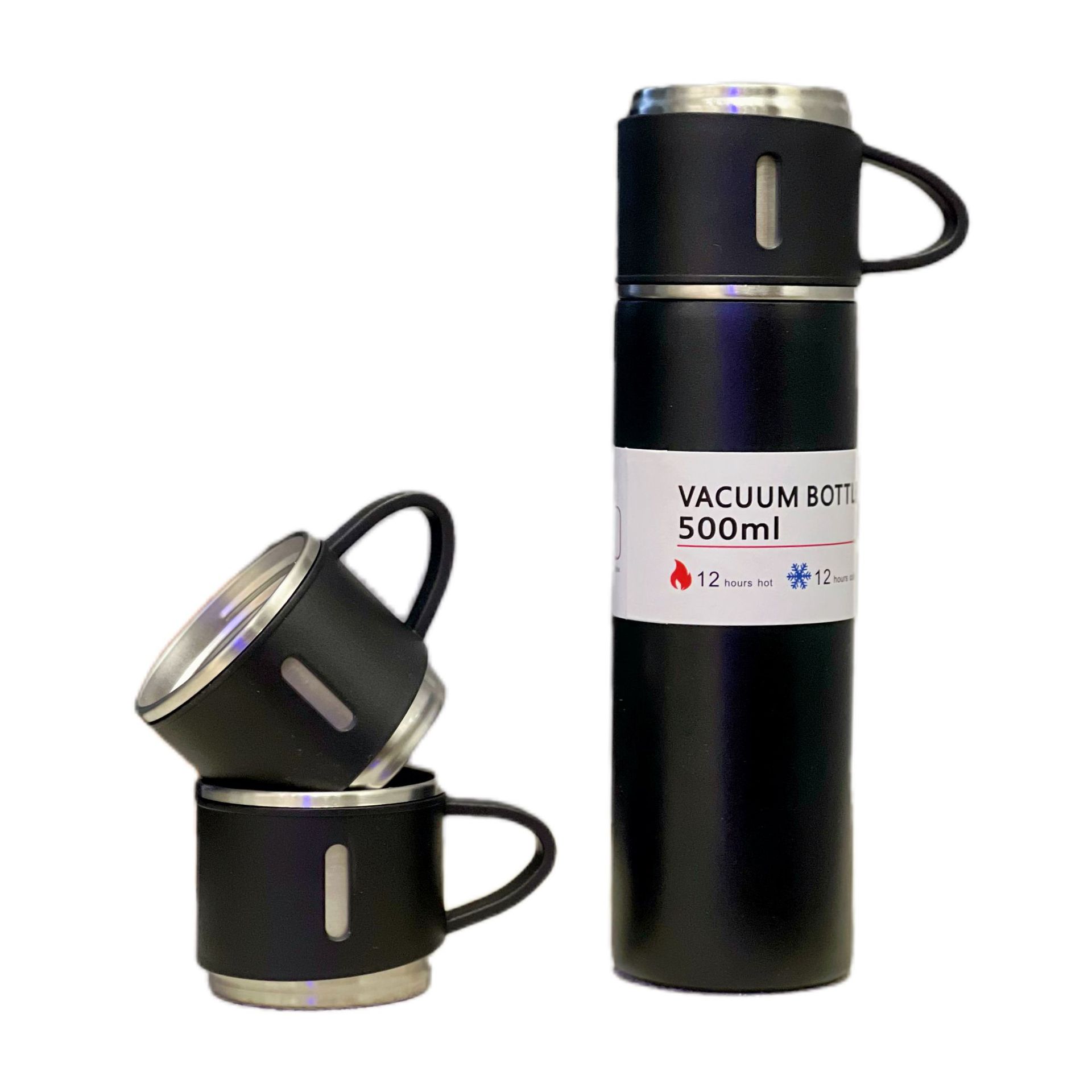 Customized stainless steel insulated cups, business gifts, double-lid hand-held gift box sets, wholesale Spring Festival gifts Item Picture