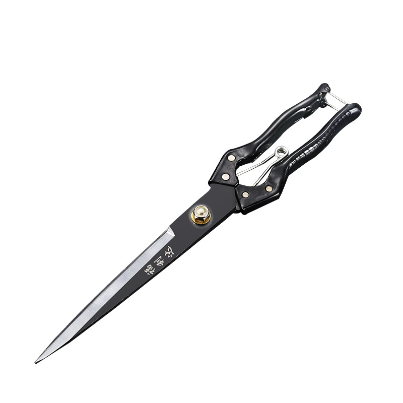 Manufacturer's in-stock household scissors, manual pure handcrafted spring large-sized tools for trimming rabbit hair and dog hair, wool scissors Item Picture