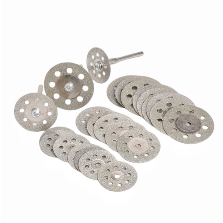 Corundum saw blade, jade saw blade, 8-hole small slice corundum saw blade, hole saw blade, electric grinding circular saw blade Application Scenario