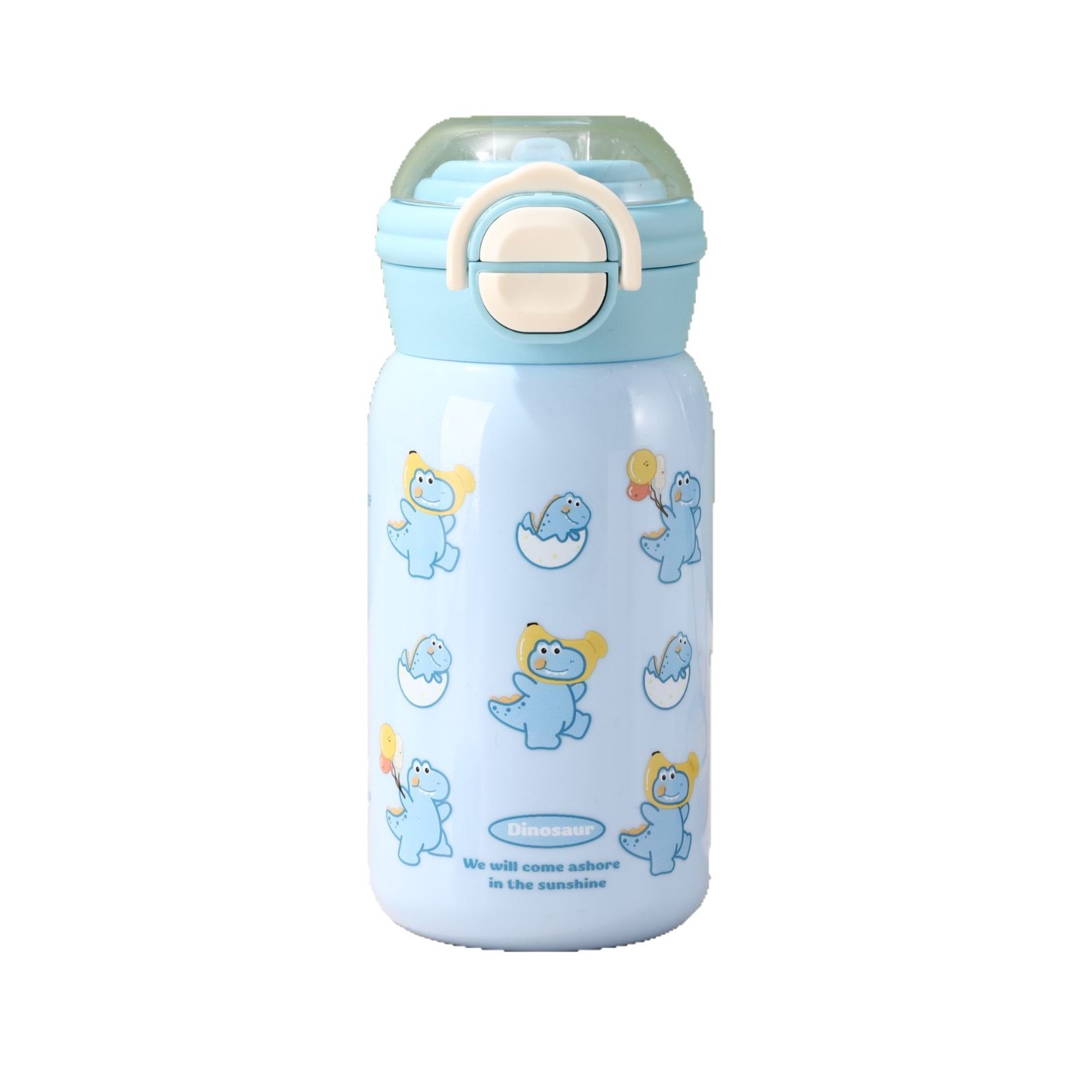 Wholesale of new cartoon double-drink bouncy plastic cups with high appearance standards, portable water cups and straw cups for female students and children Item Picture