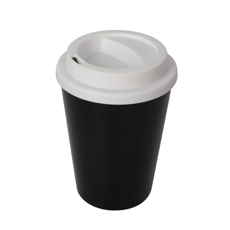 The manufacturer's new solid-color afternoon tea stirring cup, portable mouthwash cup, small-capacity double-layer pp reflection coffee cup Application Scenario