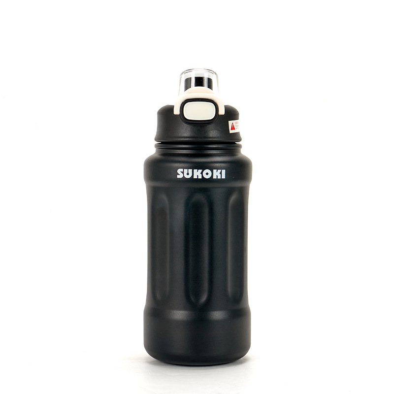 High appearance level, large-belted cup, portable handle, sports water bottle, large-capacity insulated cup, 316 stainless steel straw, ton ton water bottle Item Picture