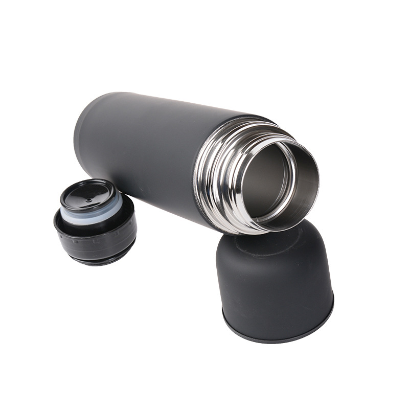 304 stainless steel insulated cup, warhead insulated pot, rubber paint, double jump switch, large capacity, can be printed with LOGO details Picture