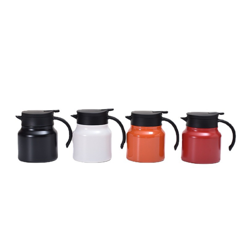 Best-selling 316 stainless steel stewed teapot, large-capacity household insulated kettle, high appearance level tea and water separation coffee pot Item Picture