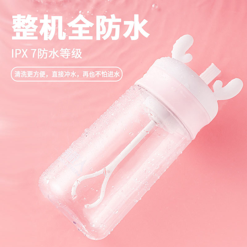 Fully automatic mixing cup, space cup, soy milk mixing cup, protein powder, high-temperature resistant antler, Christmas electric mixing cup details Picture
