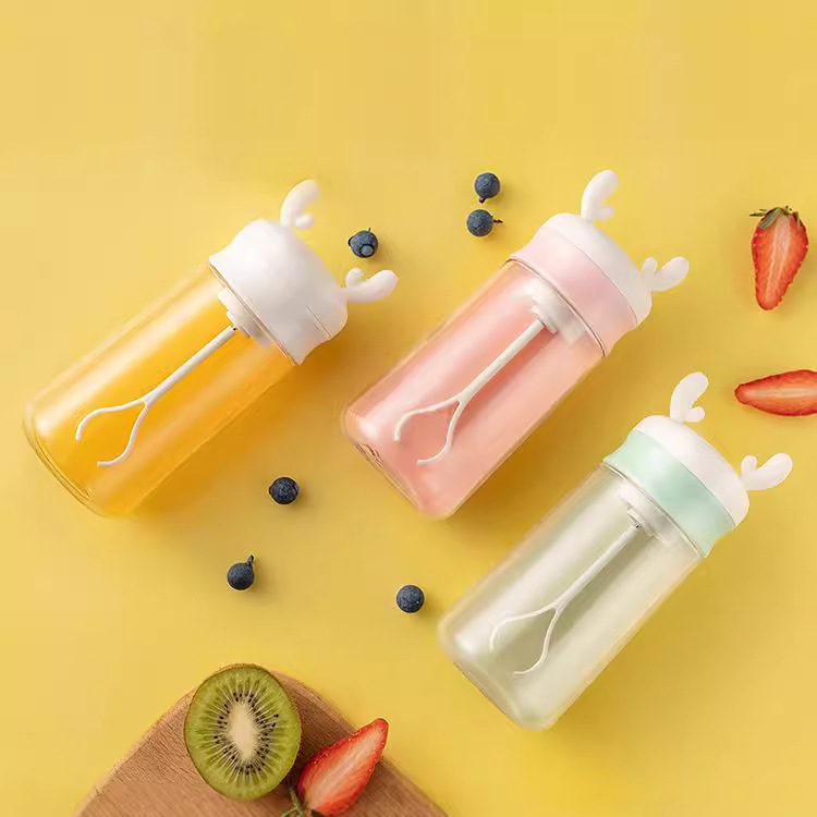 Fully automatic mixing cup, space cup, soy milk mixing cup, protein powder, high-temperature resistant antler, Christmas electric mixing cup Specification drawing