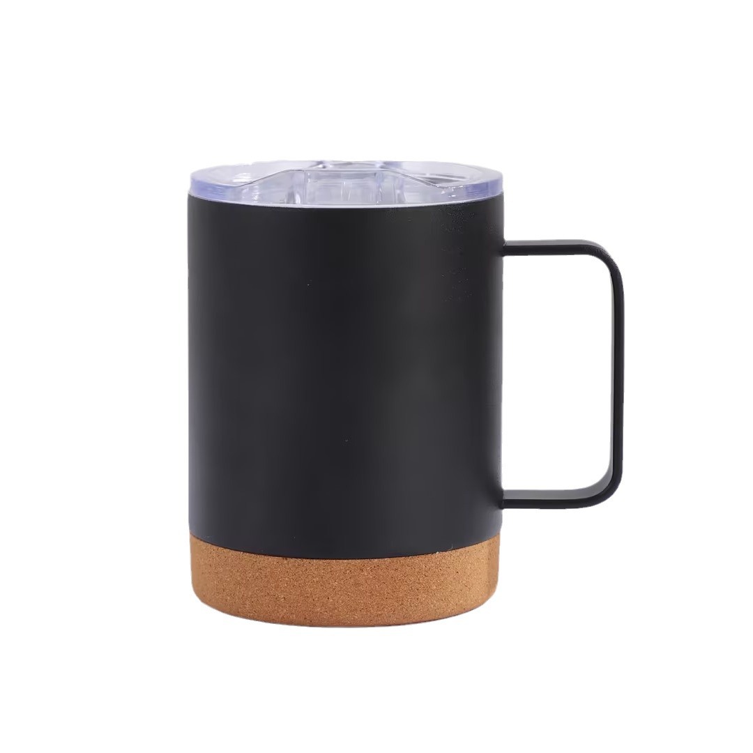 Customized cross-border 304 stainless steel cork bottom insulated cups, cork bottom handle water cups, and cork bottom straight mugs Application Scenario