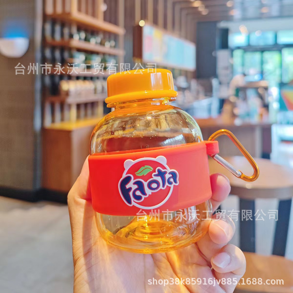 Cute and chubby water bottle, super mini children's small water cup, drinking and beverage water bottle style portable anti-drop mineral water cup for women Specification drawing