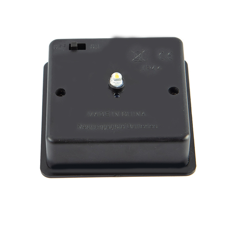 7.1X7.1cm square solar cell box, luminous display accessory, outdoor waterproof electronic accessory Item Picture