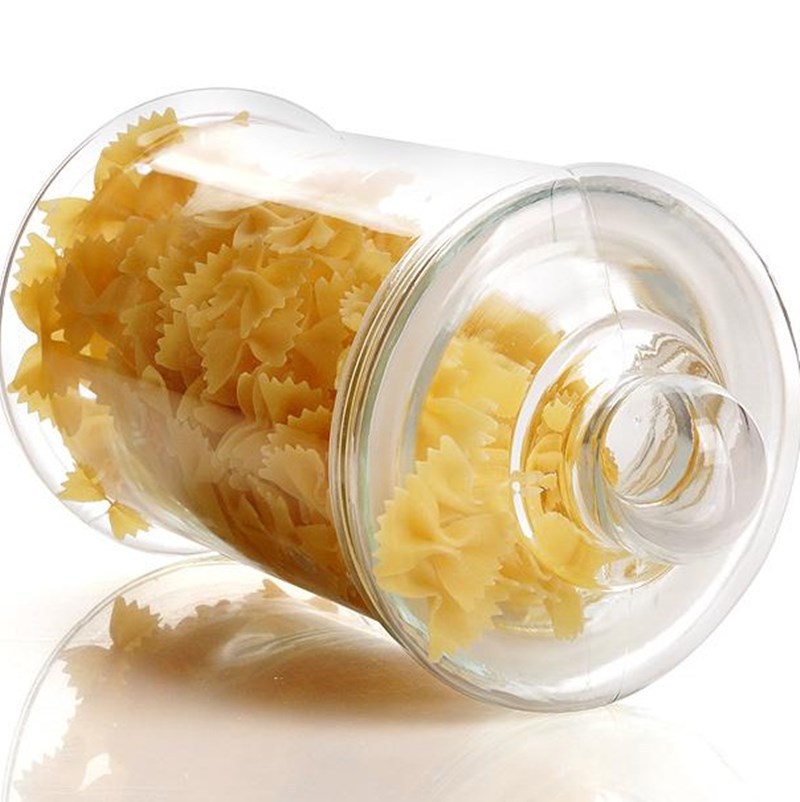 Tea canister, flower tea, grain storage canister, moisture-proof glass sealed canister, large-capacity storage canister for household kitchen Item Picture