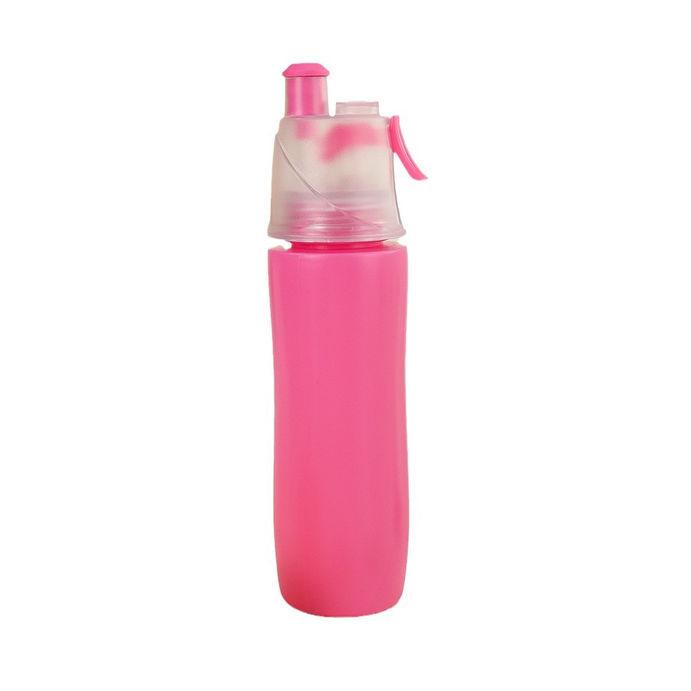 pe sports spray water bottle, outdoor sports spray cup, single-layer large-capacity cycling water cup, bicycle squeeze cup Item Picture