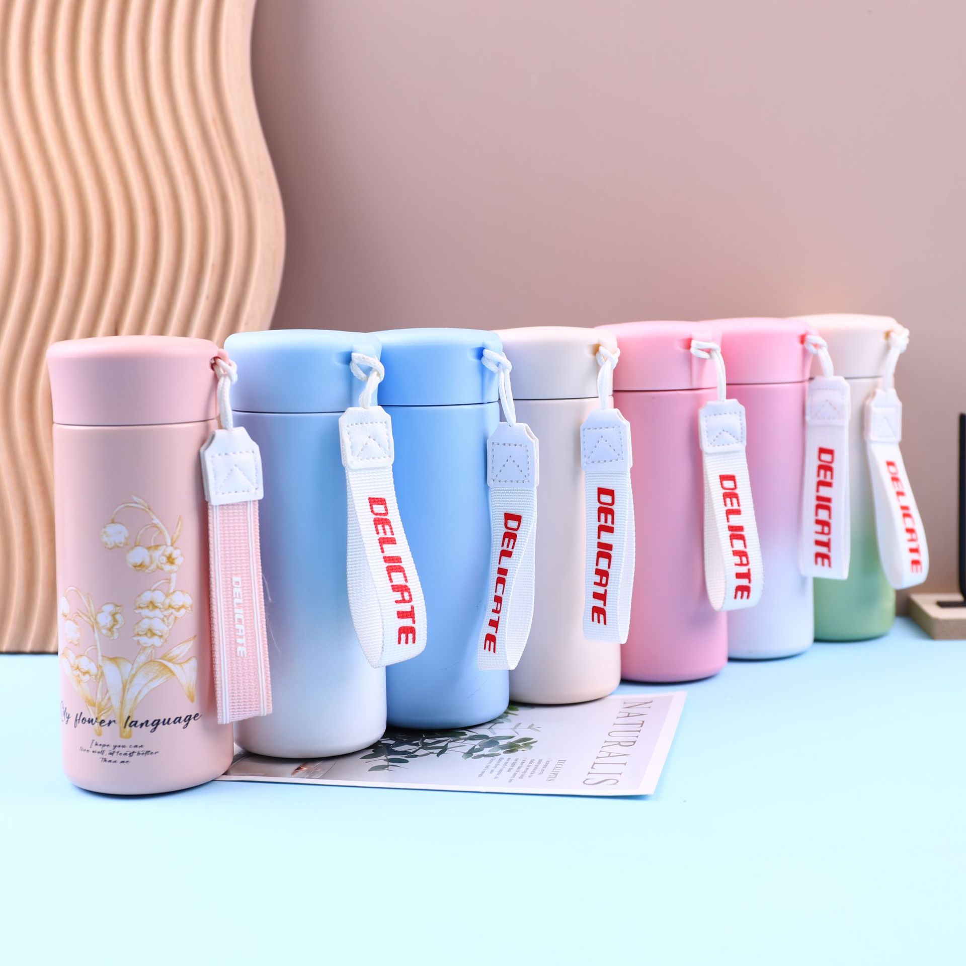 High appearance level, simple mini pocket cup, portable office with a handle, 316 stainless steel insulated cup, gift water cup for others Application Scenario