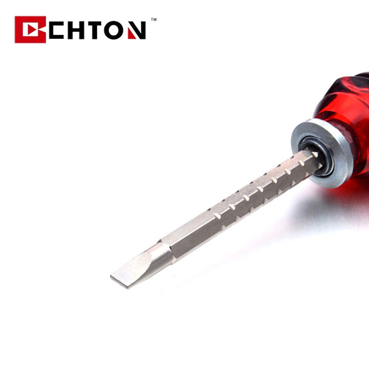 160MM dual-purpose screwdriver with transparent handle, dual-purpose telescopic screwdriver, factory wholesale, one-piece consignment Specification drawing