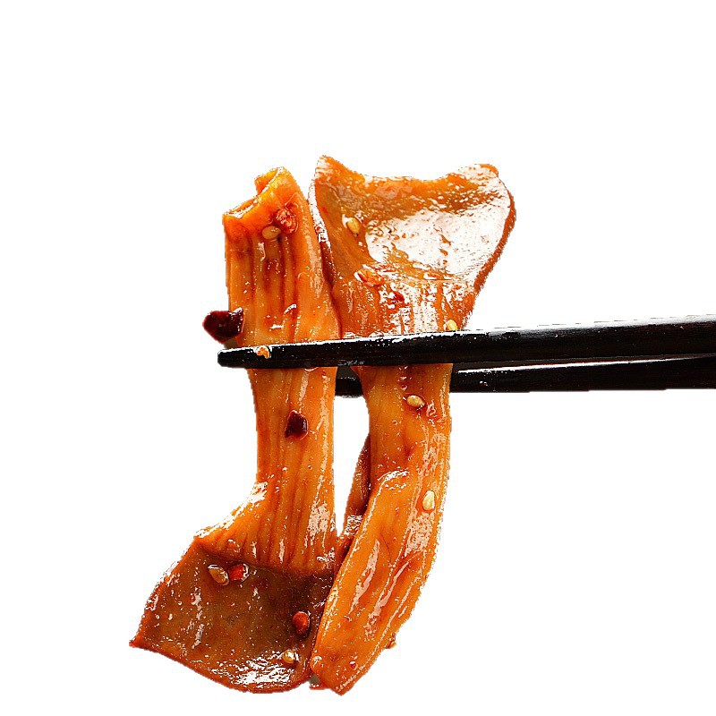 Hunan's spicy and fragrant Sichuan pepper duck crispy sausage is a delicious cooked food and marinated snack. The duck esophagus and sausage head are ready to eat right out of the bag Item Picture