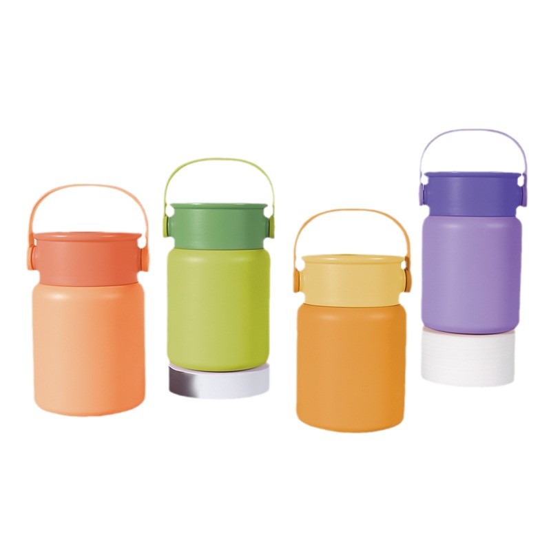 Large-capacity steaming pot, 316 stainless steel insulated cup, portable steaming cup, student lunch box, soup pot, can be printed with logo Item Picture