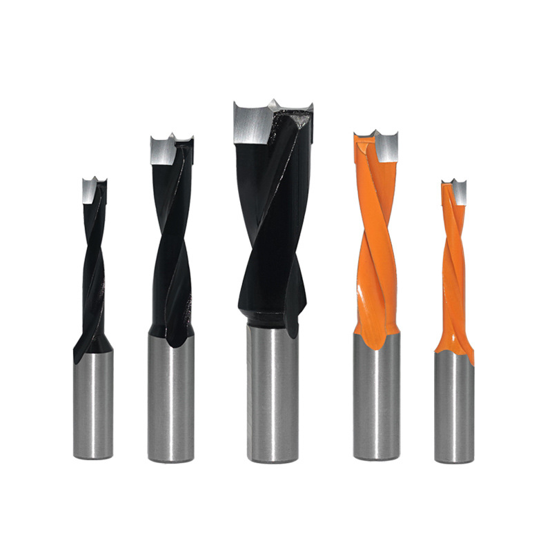 Industrial-grade row drill bit alloy, professional-grade woodworking row drill hole opener, three-in-one wood drill with forward and reverse rotation Item Picture