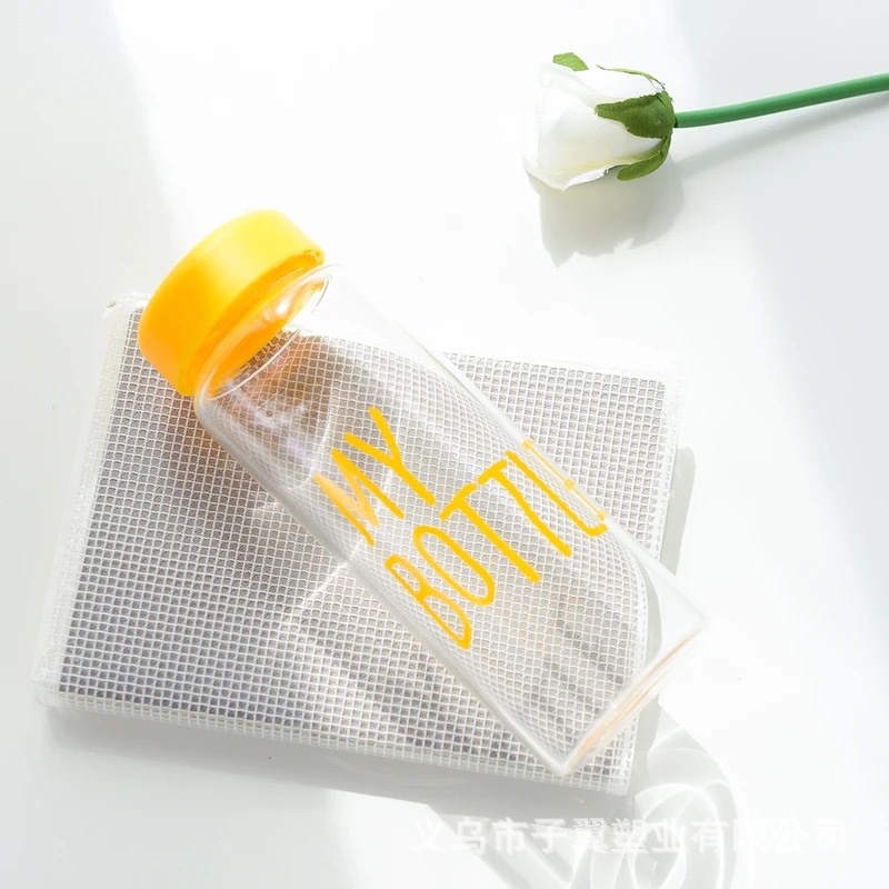 my bottle large-capacity sports water bottle, personalized advertisement, portable cup, hot-selling straight single-layer cup, creative PET cup Application Scenario