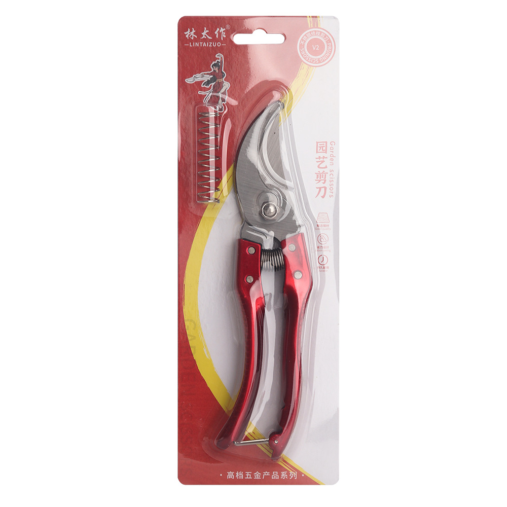 Lin Taizuo brand's ultra-high-end customized hard card pruning, fruit-picking, potted plant, garden, horticulture, grafting and floral art scissors Item Picture