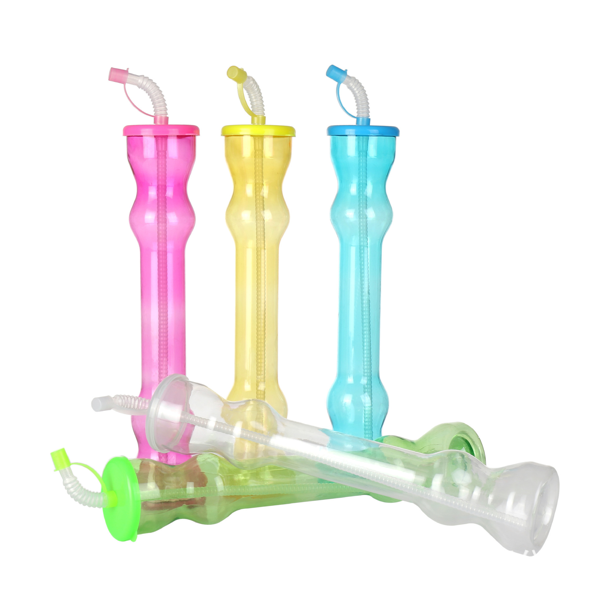 Simple and fashionable disposable straw cups, gourd-shaped straw cups, new cross-border festival event gifts batch Application Scenario