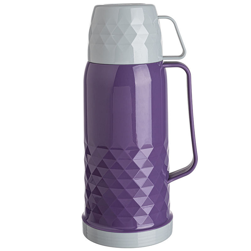 Household thermos flask, large-capacity hot water bottle, student dormitory thermos flask, glass silver-plated inner liner Item Picture