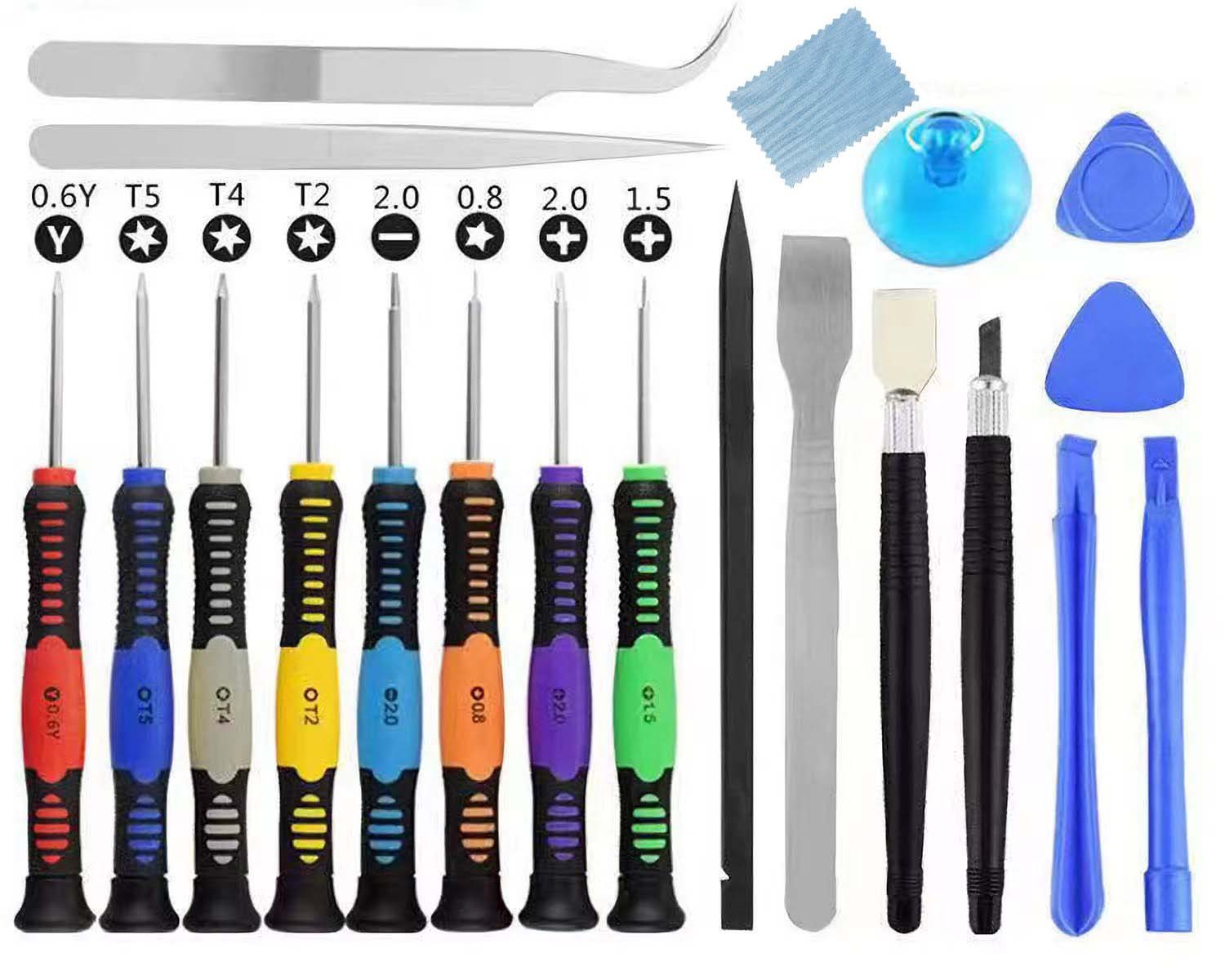 Mobile phone repair 16-piece set, electronic 16-in-1 multi-purpose precision screwdriver disassembly tool disassembly combination set Item Picture