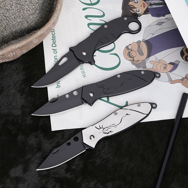 Outdoor portable multi-functional knife, household unboxing and folding knife Specification drawing