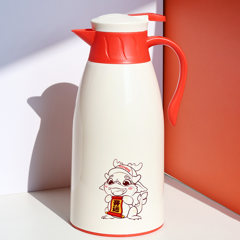 Wholesale of large-capacity thermos kettles, instant noodle kettles, tea kettles and coffee kettles for the Year of the Dragon details Picture